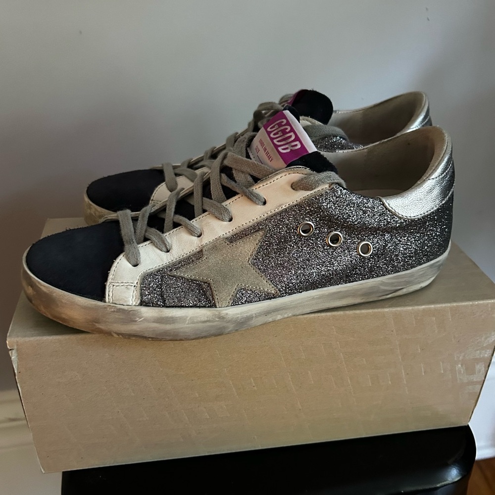 Golden Goose Superstar Glitter Sneaker 39